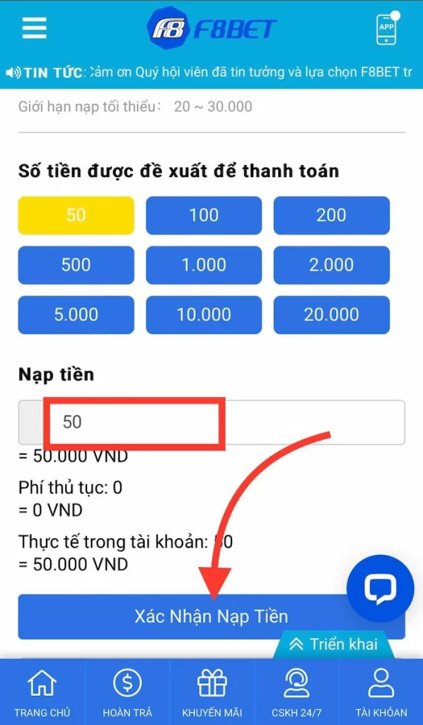 Hướng Dẫn Nạp Tiền ZaloPay