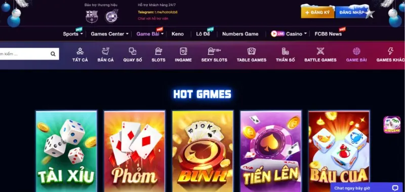 FB88 - Trải nghiệm nhà cái Game Bài nhận thưởng to